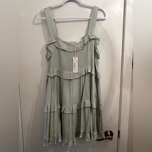 Shop Neighbor Ruffle Mini Dress Medium